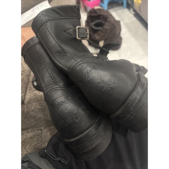 chippewa boots steel toe Black Size 11 EE - Picture 7 of 8